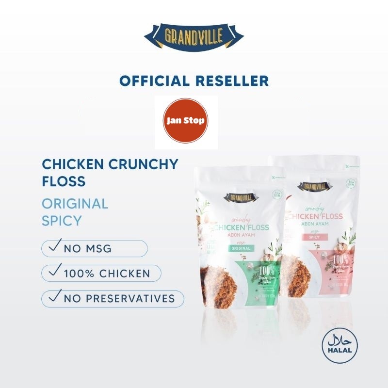 

Grandville Abon Crunchy 100gr Abon Sapi Ayam Mpasi Anak