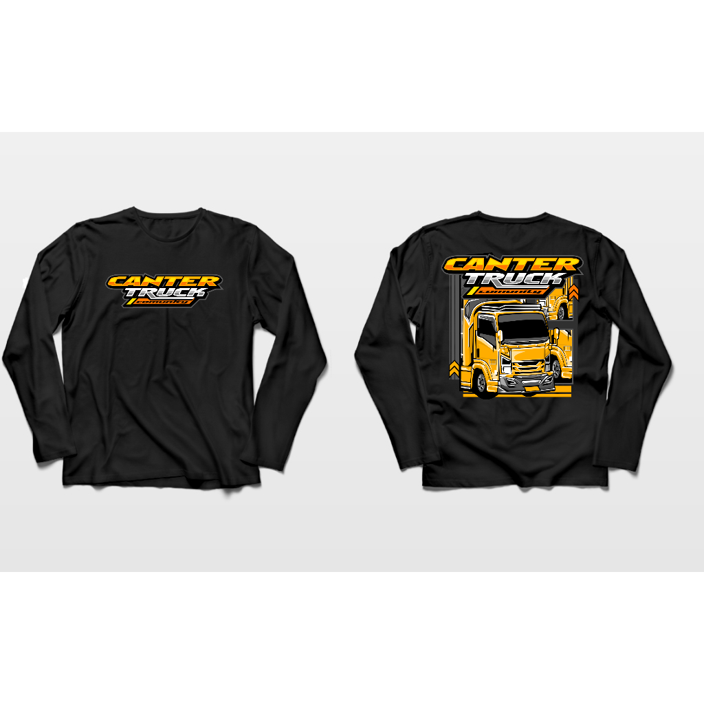 KAOS LENGAN PANJANG TRUK CANTER COMUNITY BIG SIZE JUMBO
