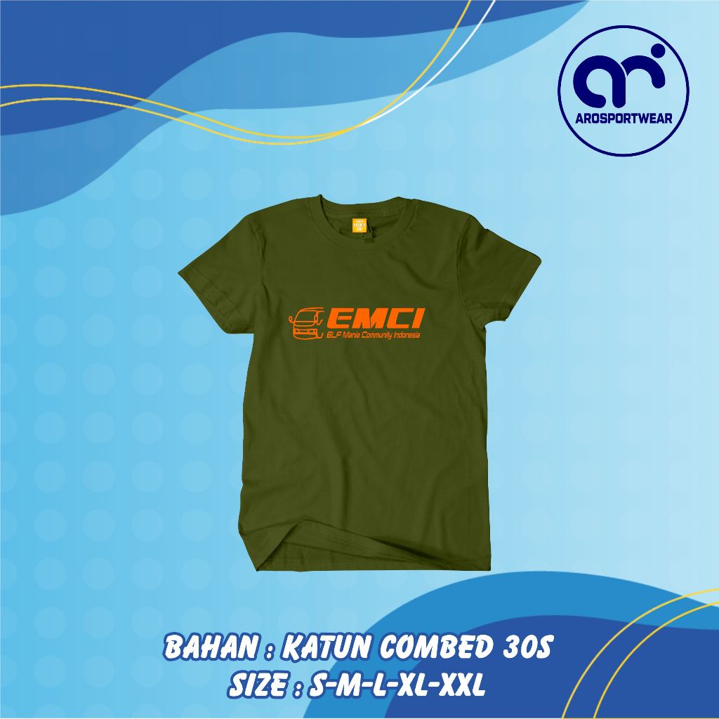 Kaos Tshirt BAJU Distro Elf mania community Indonesia EMCI