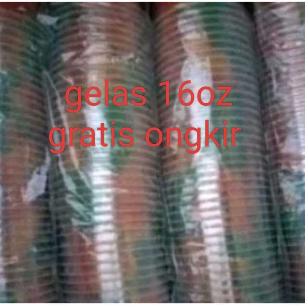 GELAS PLASTIK 16OZ
