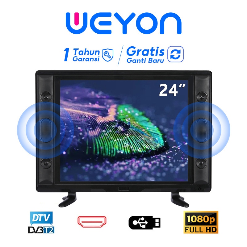 Weyon TV LED 24 inch HD Digital Televisi (Model TCLG-W24EWIDE)