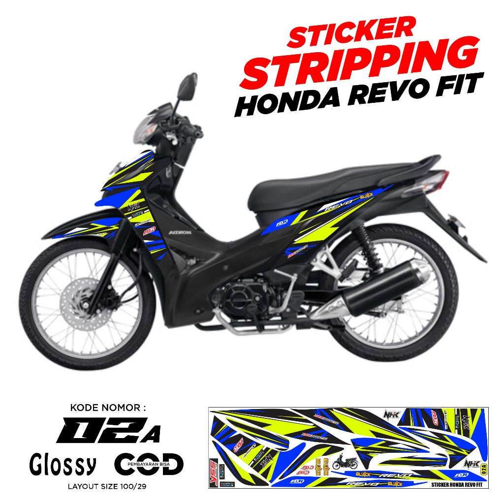 Striping Honda Revo Fit / variasi Honda Revo Fit