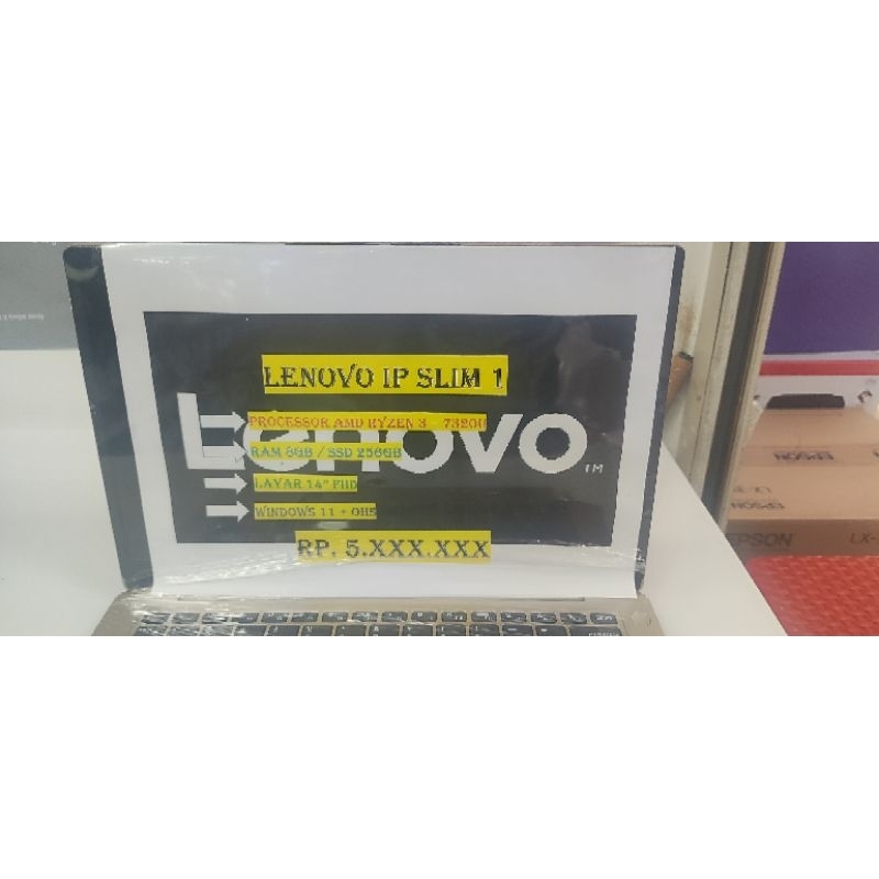 LENOVO IP SLIM 1 RYZEN 3 7320U 8GB LPDDR5 SSD 256GB
