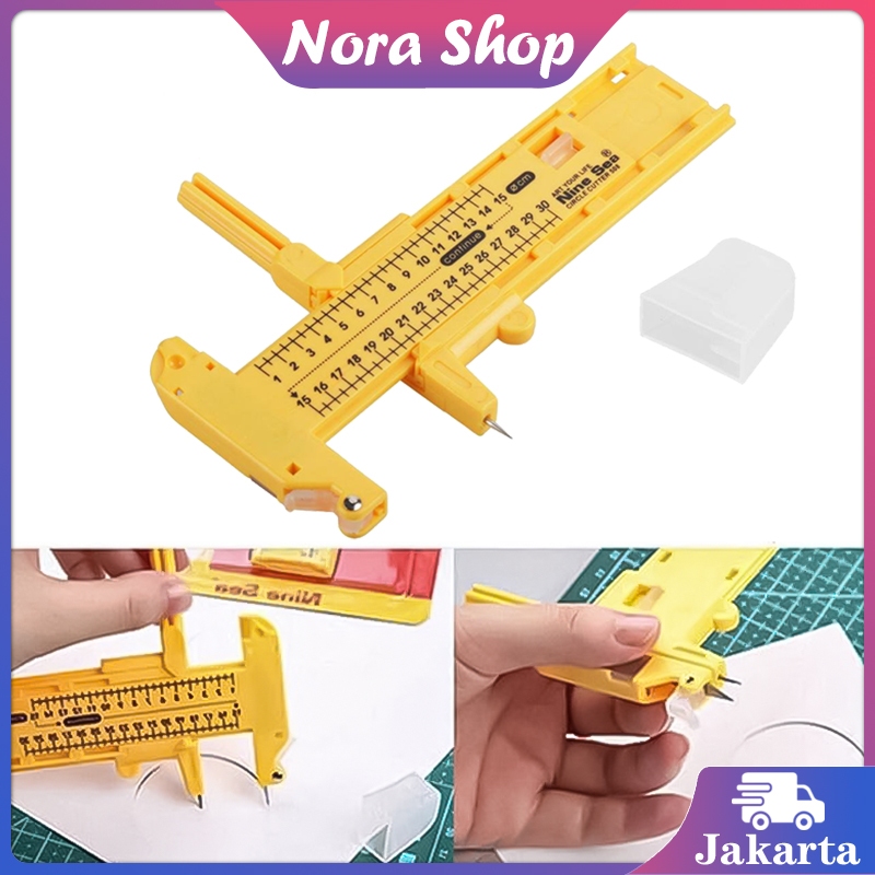 Rotary Circle Cutter Pemotong Lingkaran Kompas Pemotong Stiker Lingkaran Compass Cutter