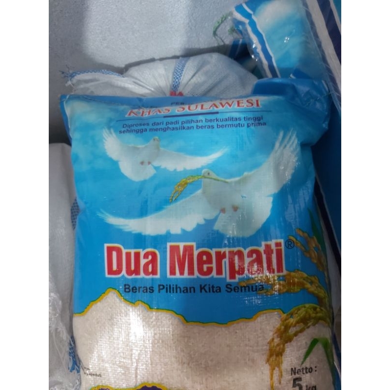 

Beras Dua Merpati 5 kg. Beras Daerah Khas Sulawesi