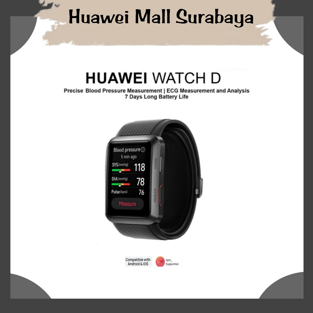 HUAWEI  D SmartWatch | Blood Pressure Monitor | ECG