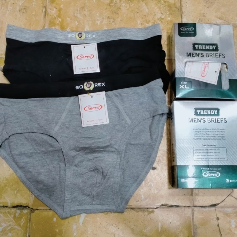CD Sorex Pria | Sorex Trendy Mens Briefs | Celana Dalam Laki Laki Sorex | CD Sorex Cowok