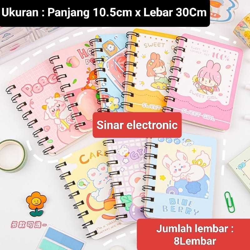 

buku Aimilo Notebook Mini A7 Buku Kecil Catatan Scrapbook Mini Buku Notes Kecil Alat Tulis Sekolah isi 80 Lembar