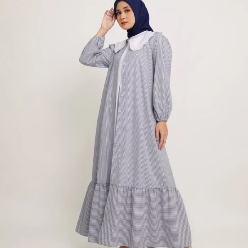 ELZATTA GAMIS KERAH KATUN STRIPE (ELZATTA)