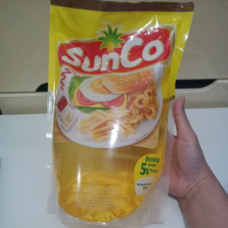 

[ JATIM ] Minyak goreng 2 liter refill pouch Sunco Filma Bimoli Sania