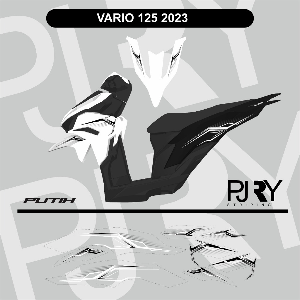 STRIPING TRANSPARAN VARIO 125 NEW 2023 ZETA VIETNAM