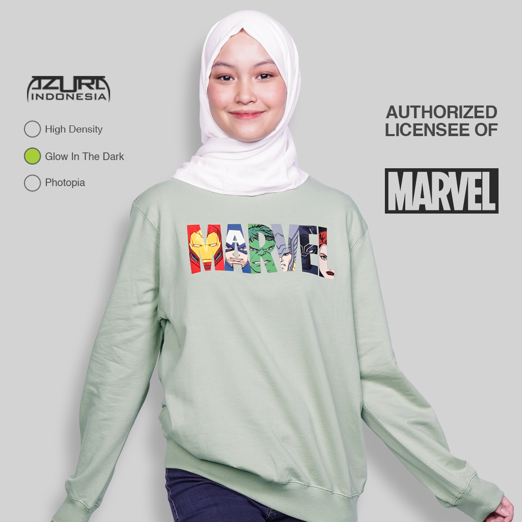 Azura Indonesia Crewneck Marvel Original Avengers Characters Sage