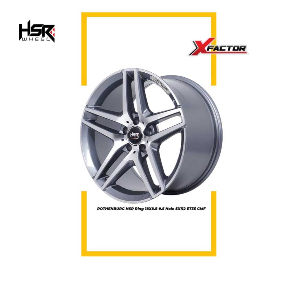 VELG MOBIL HSR R18 HSR ROTHENBURG R18X8,5/9,5 H5X112 ET35 GMF