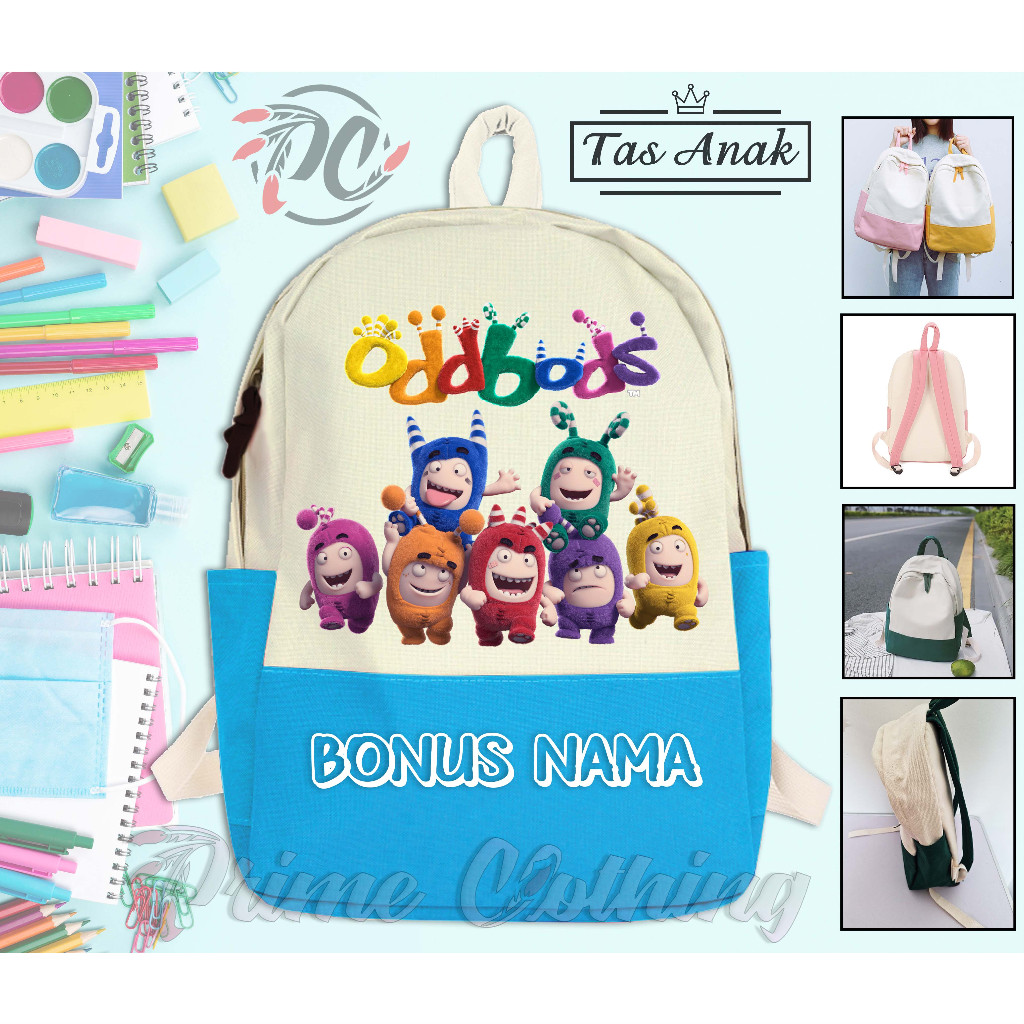Tas Anak Tas Ransel Anak Tas Sekolah Oddbods
