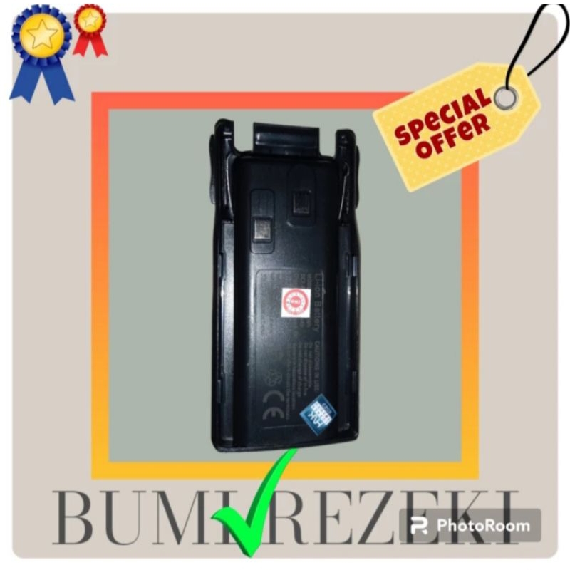 Baofeng BL-8 Baterai Lithium HT UV-82 Ori UV82 Baterai HT Baofeng