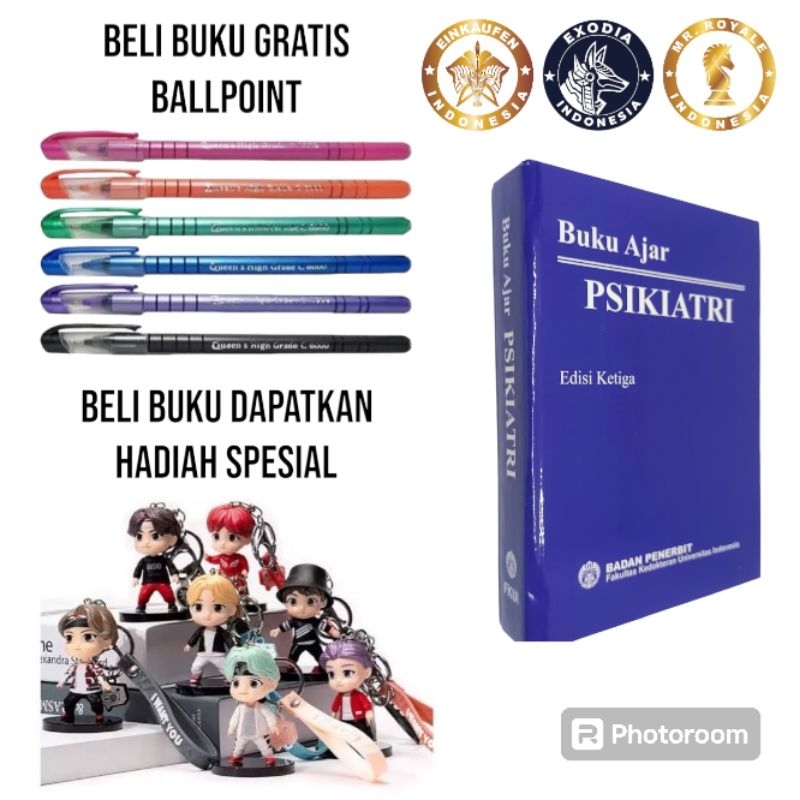 [ORIGINAL] Buku Ajar Psikiatri Edisi Ketiga FKUI Hard Cover Promo Varian Buku Keperawatan Buku Ajar 