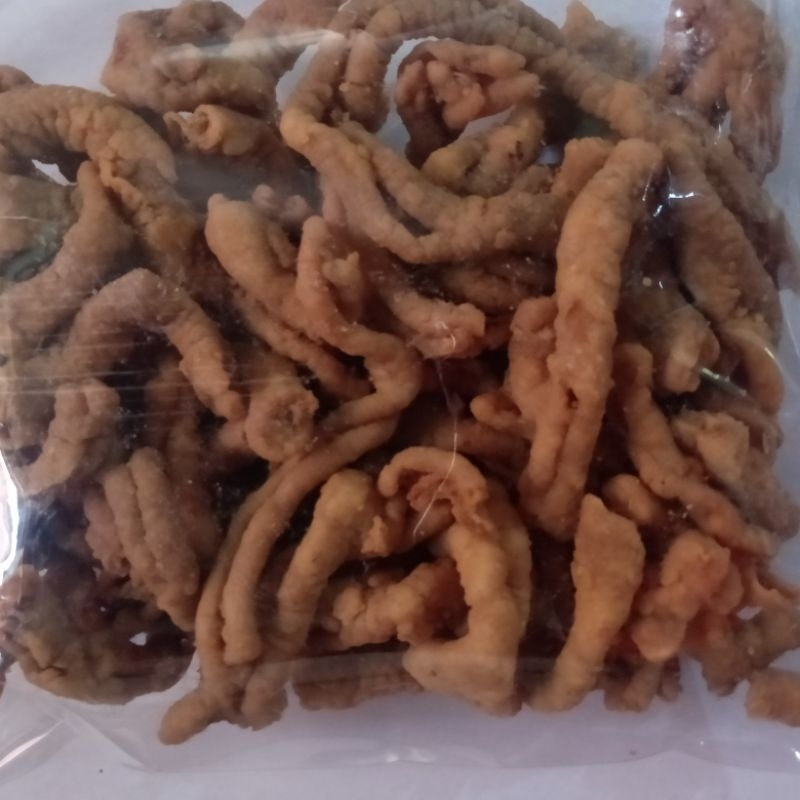 

500 gram kripik usus arum rasa gurih renyah