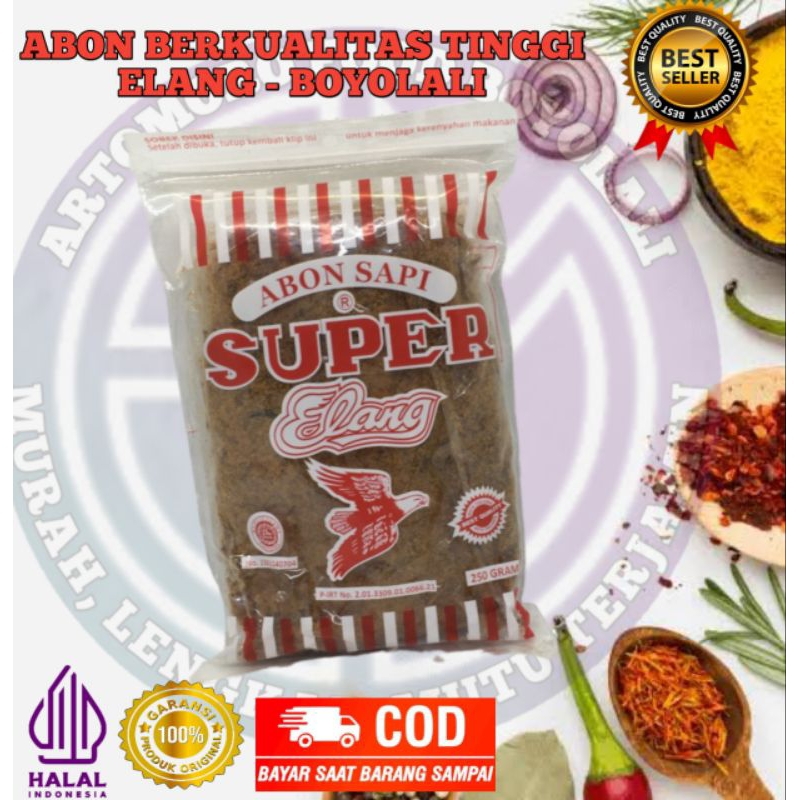 

Abon Sapi Super Cap Elang Kemasan 250gr MANIS