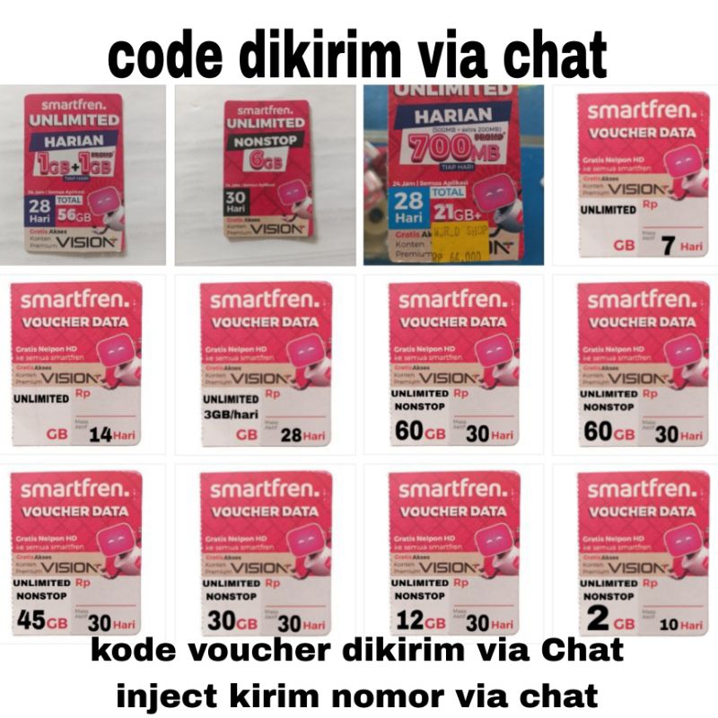 paket data smartfren / voucher smartfren /  paket smartfren /  isi data smartfren /  isi kuota smart