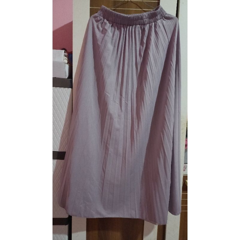 PRELOVED ROK SPAN PANJANG PREMIUM /PLISKET /RAJUT