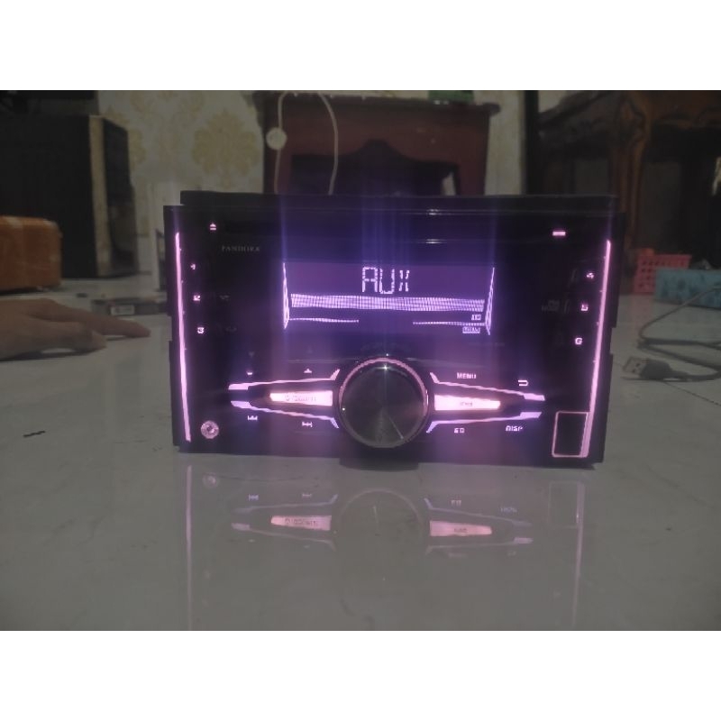 Tape audio JVC Pandora double din copotan Toyota allnew avanza