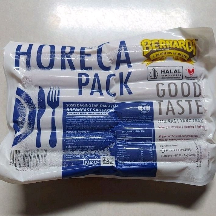 

Sosis sapi 500 gr CL | Bernardi | Marfafood