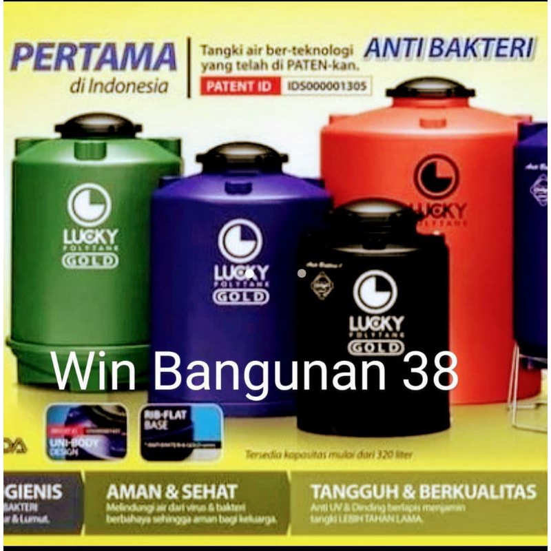 Tangki Lucky Anti Bacteria/Tandon Air/Tong Air