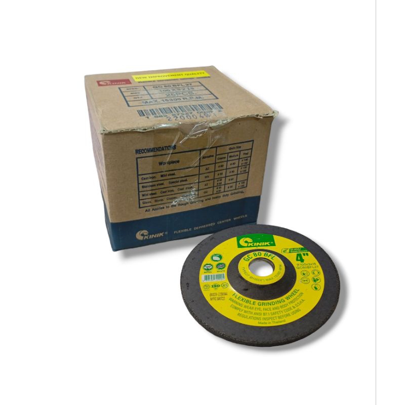 Batu Gerinda Gurinda Flexible Poles 4" Inch Kinik GC 80 GC80