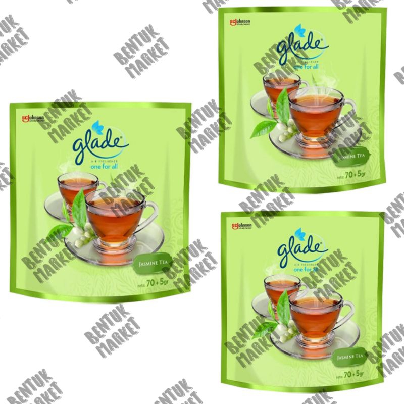 Glade One For All Pengharum Ruangan Gantung Jasmine Tea 70+5gr / Pengharum Ruangan