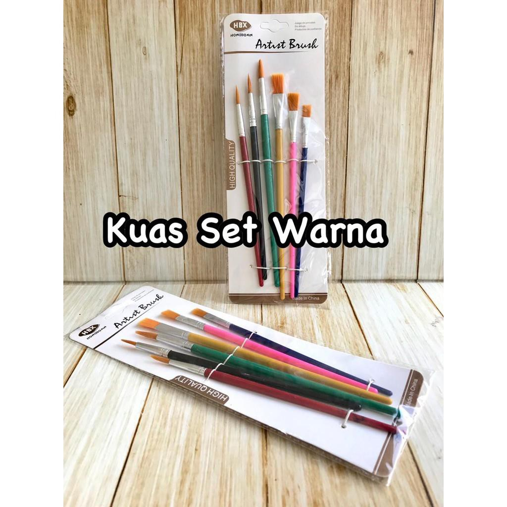 

[GB] Kuas set warna isi 6 pcs