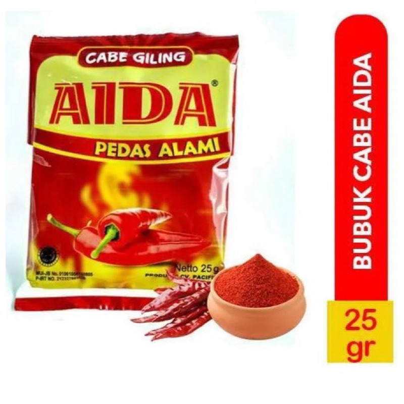 

Aida Cabe Giling Bubuk 25gram