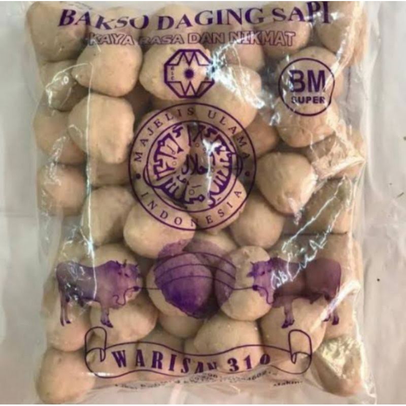 

Bakso Warisan Ungu BMSK 600g isi 50