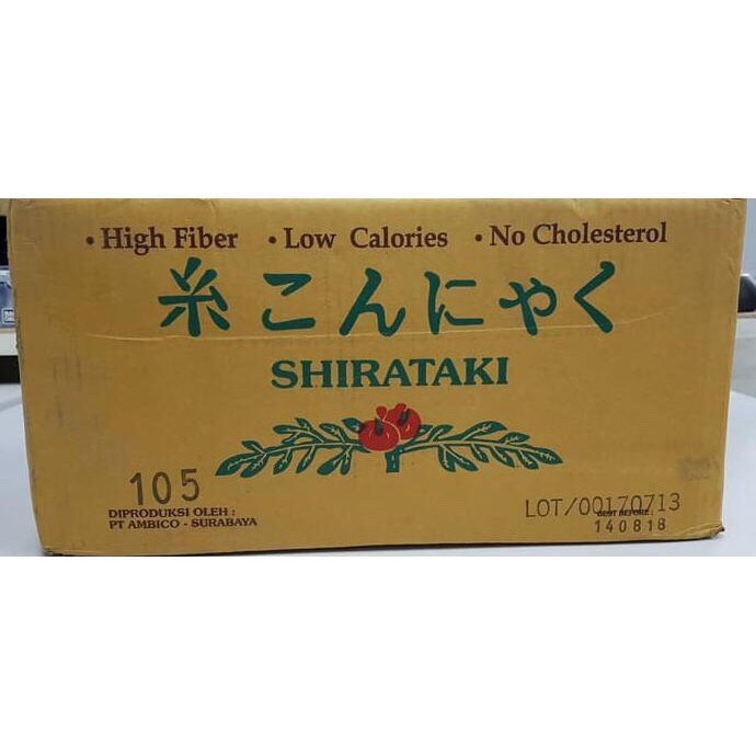 

Wet Shirataki Noodle / Mie Shirataki Basah ( 1 BOX )