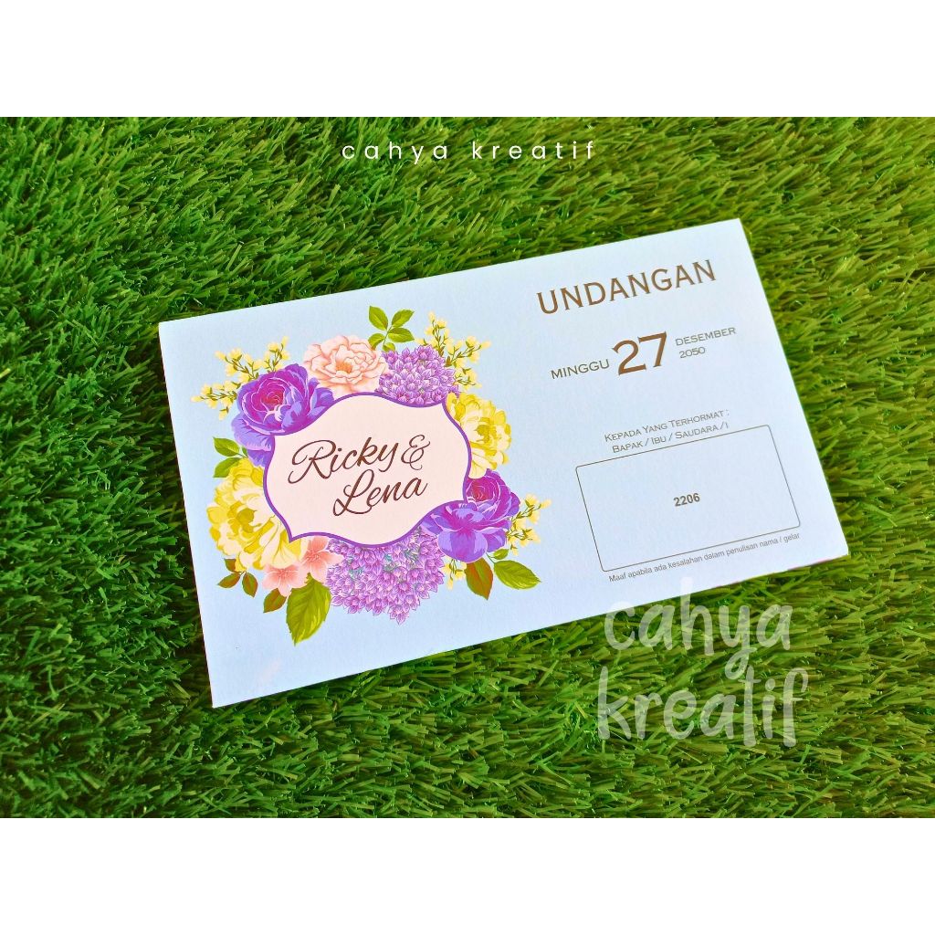 Undangan Nikah Pernikahan Khitan ERBA 2206