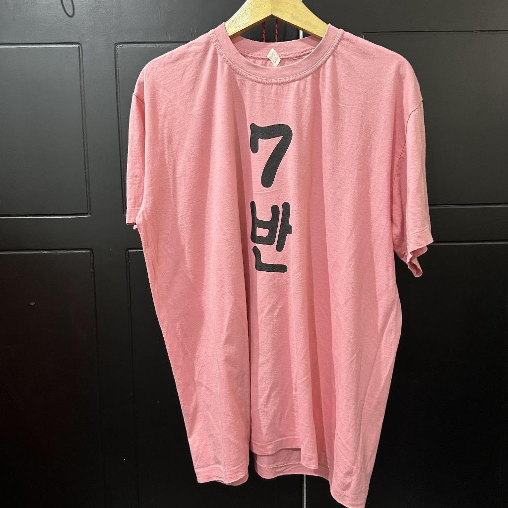 kaos salem korea XL pink