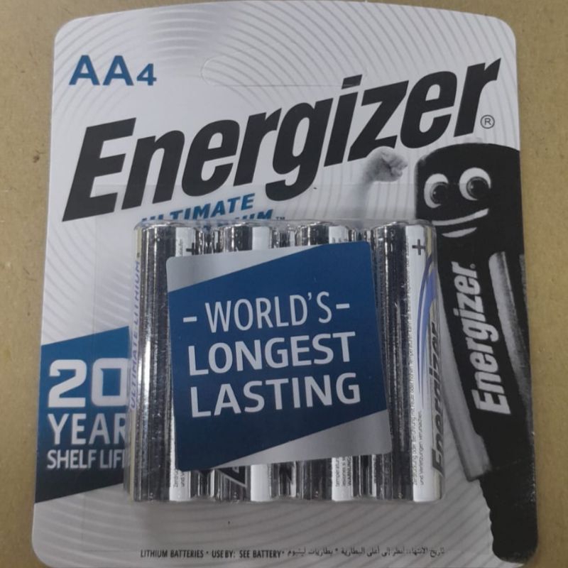 ENERGIZER BATERAI AA ISI 4 ULTIMATE LITHIUM L91-BP4