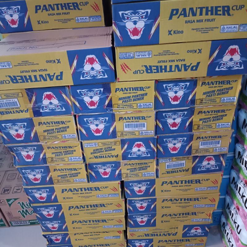 

Panther cup rasa mix fruit 175ml minuman suplement