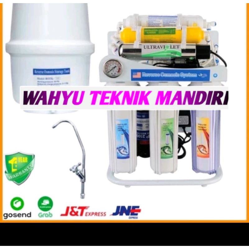 Mesin RO 100 Gpd 9 step UV Aquafilt Filter air minum reverse osmosis