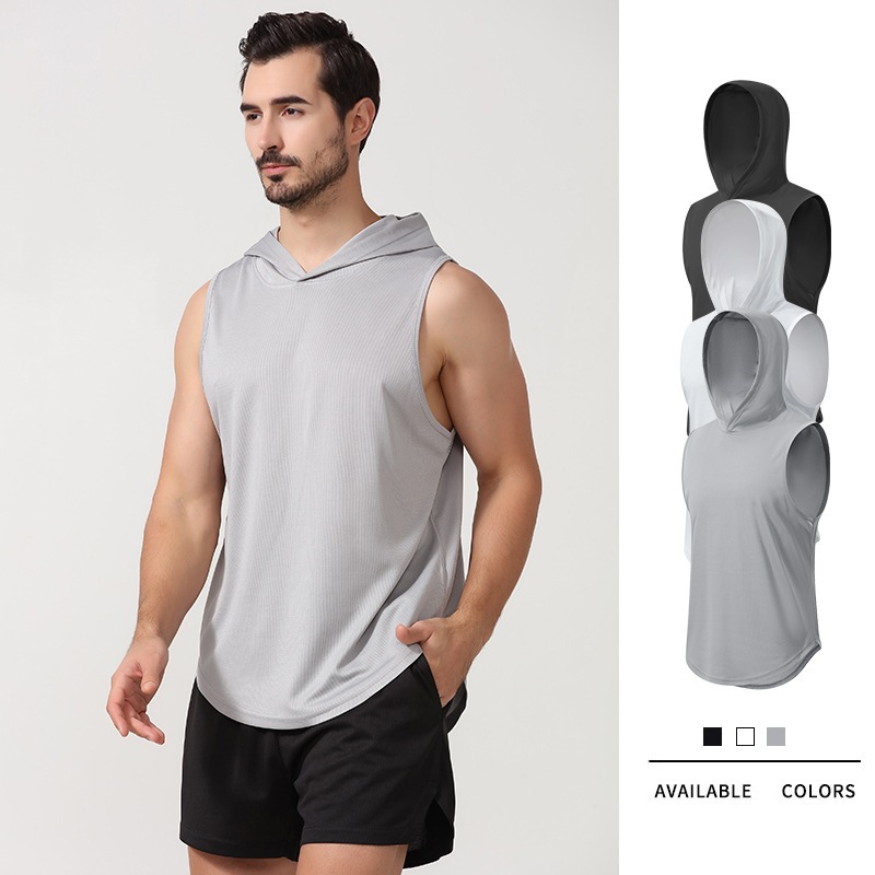 BX002 Singlet Gym Pria Hoodie Hodie Baju Training Pria Hoodie Hodie - Kaos Training Pria Gym Fitness