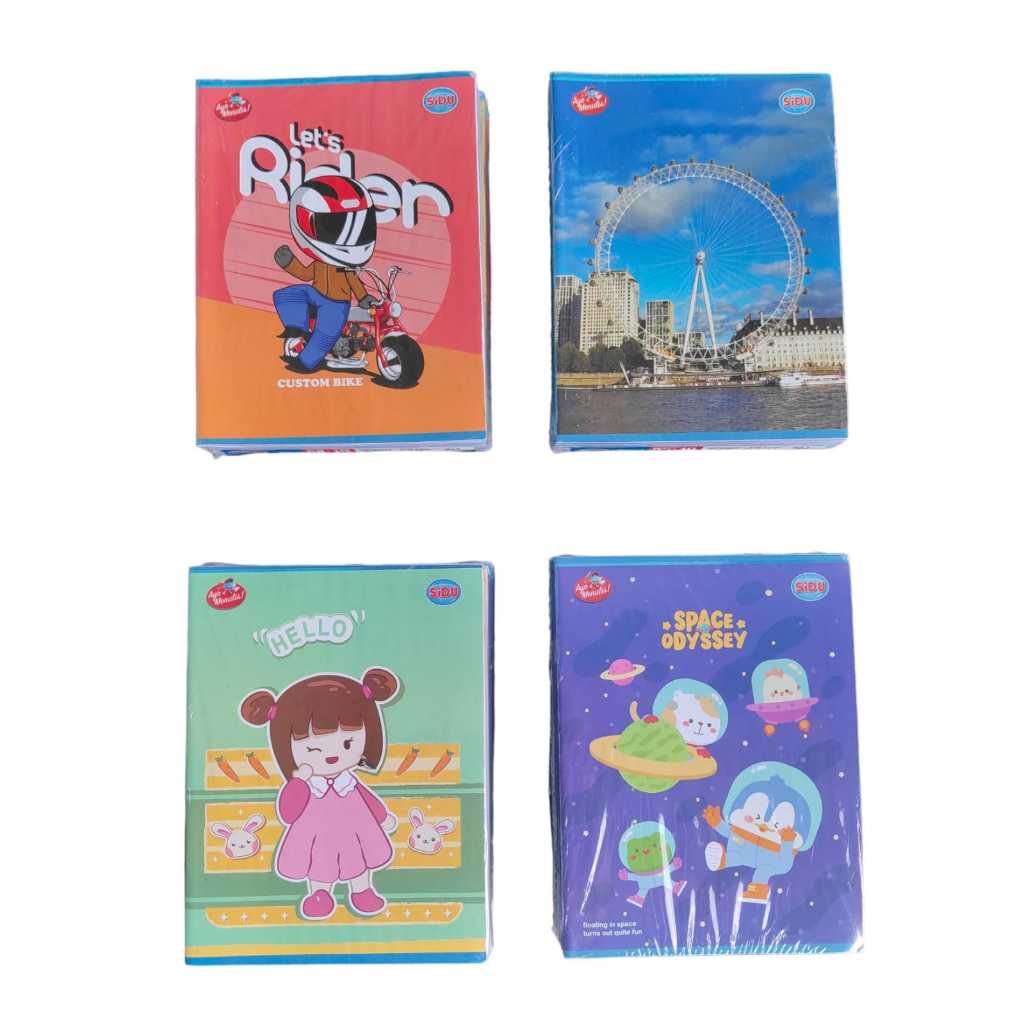 

SIDU Buku Tulis 58 lembar per pack (isi 10pcs)