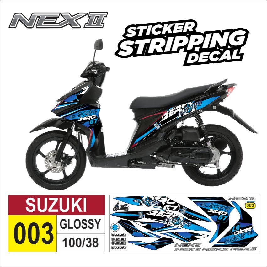 Striping Suzuki Nex 2 / variasi Suzuki Nex 2
