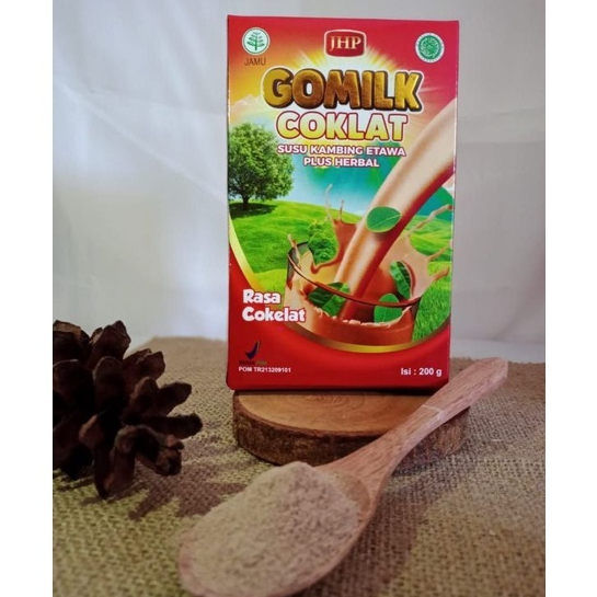 

GOMILK Susu Kambing Etawa GoMilk Plus Herbal Rasa COKELAT - 200gram