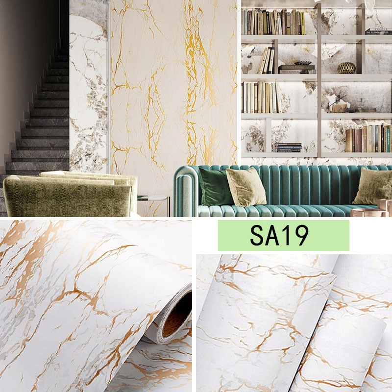 WALLPAPER MARMER TEBAL, KUALITAS PREMIUM, TERMURAH ANTI LICIN, TAHAN AIR COCOK UNTUK DEKORASI RUMAH,