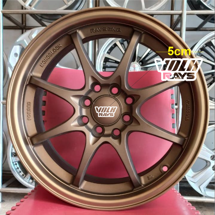 Sticker Velg Tutup Dop Volk Rays