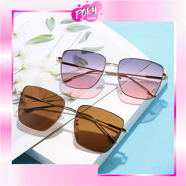 POKY - F5304 Kacamata Fashion / Kacamata Wanita Korean / Fashion Kacamata Gaya Wanita Terbaru / Kaca