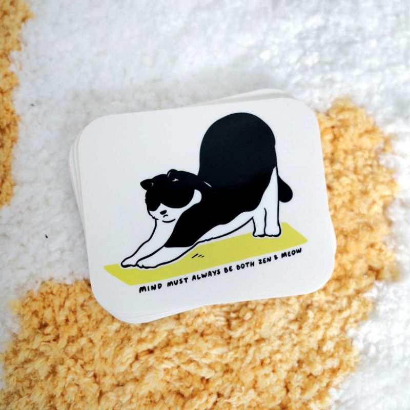 

Cat Zen Vinyl Sticker