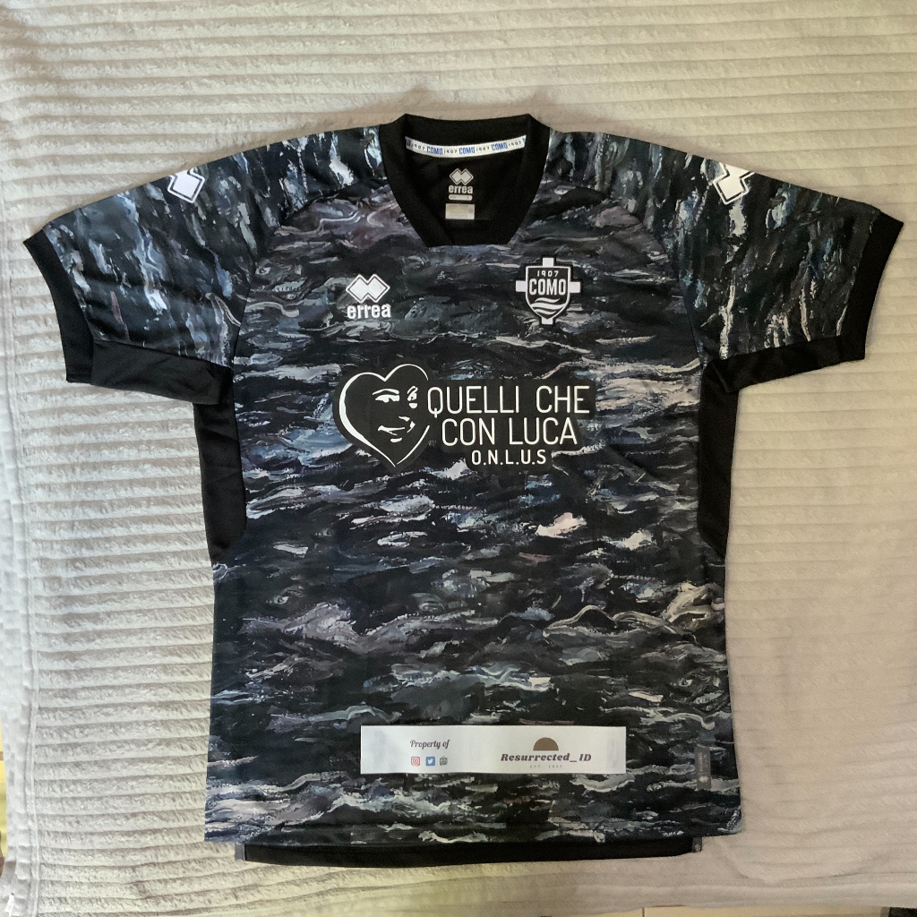 Jersey Bola Como 1907 Third 2022/2023 2023/2024 Original Errea Football Shirt Away 3rd Rare