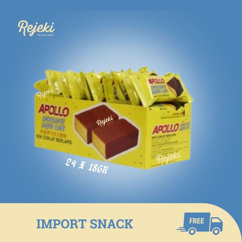

Apollo Chocolate Layer Cake *24 Kue Coklat - Rejeki Frozen Mart