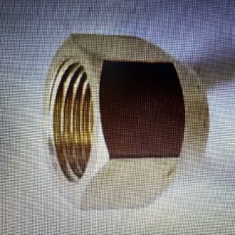 BAUD NUT NEPEL TEBAL / NUT PIPA AC / BAUT SAMBUNGAN PIPA AC 1/2";3/8"; 1/4" - 1/4"