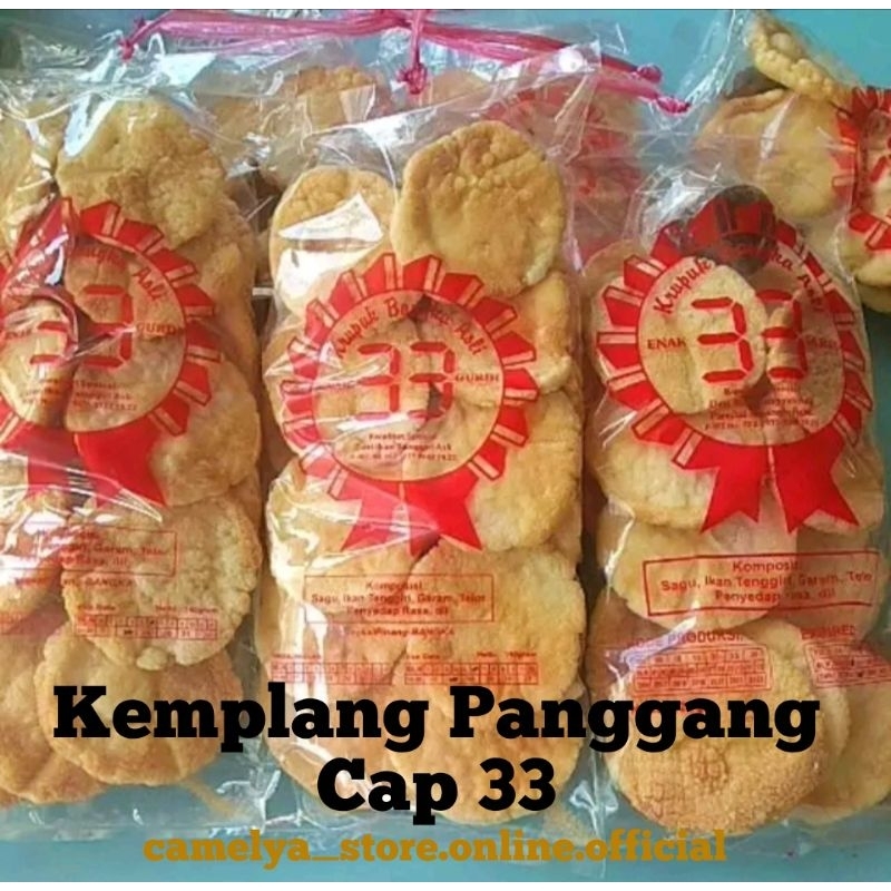 

Kemplang Panggang Ikan Tenggiri Cap 33 Khas Bangka